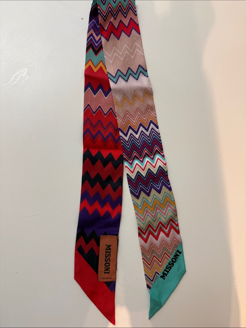 Missoni foulard / head scarf in seta multicolore